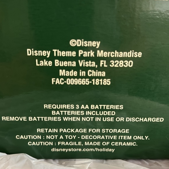 Retro Ceramic Light Up Christmas Tree - Disney Parks Authentic Original - Picture 9 of 11